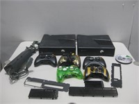 Two XBOX 360 Consoles W/Accessories Untested