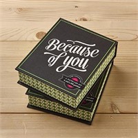 BOXED CARDS – BECAUSE OF YOU NOTECARD KIT+JOURNAL