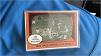 1961 Topps Johnny Unitas In Action