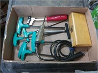 assortment of hand tools