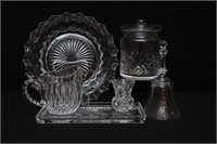 Glass Bells & Assorted Servewares