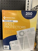 MM sheet protectors 250ct
