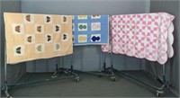 3x The Bid Bright Colored Quilts