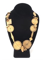 Exceptional Akan Gold "Nana" Ceremony Necklace, 14