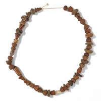Terracotta Spindle Whorl Necklace