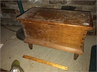 Antique Walnut Kindling Box (See below)