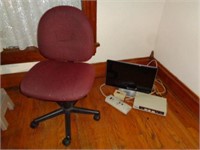 Shredder, Rolling Office Chair, Flatscreen HP