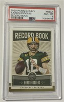 2020 Panini #Rbar Aaron Rodgers PSA 8 Sports Card