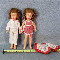 2- 12" Shirley Temple Dolls