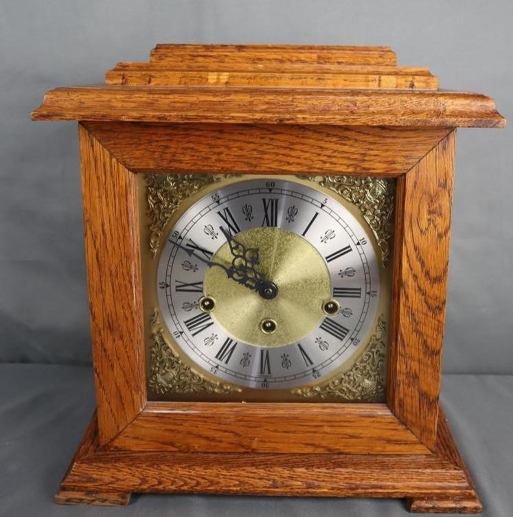 Vintage Mantel Clock Germany with Key