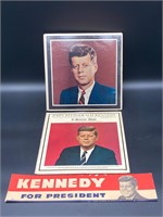 John Kennedy Vinyl Albums & Sticker
