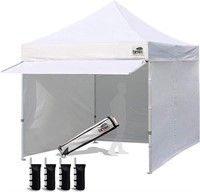 Eurmax USA 10 x 10 Pop up Canopy Tent  White