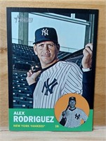 2012 Topps Heritage Alex Rodriguez SP Black border