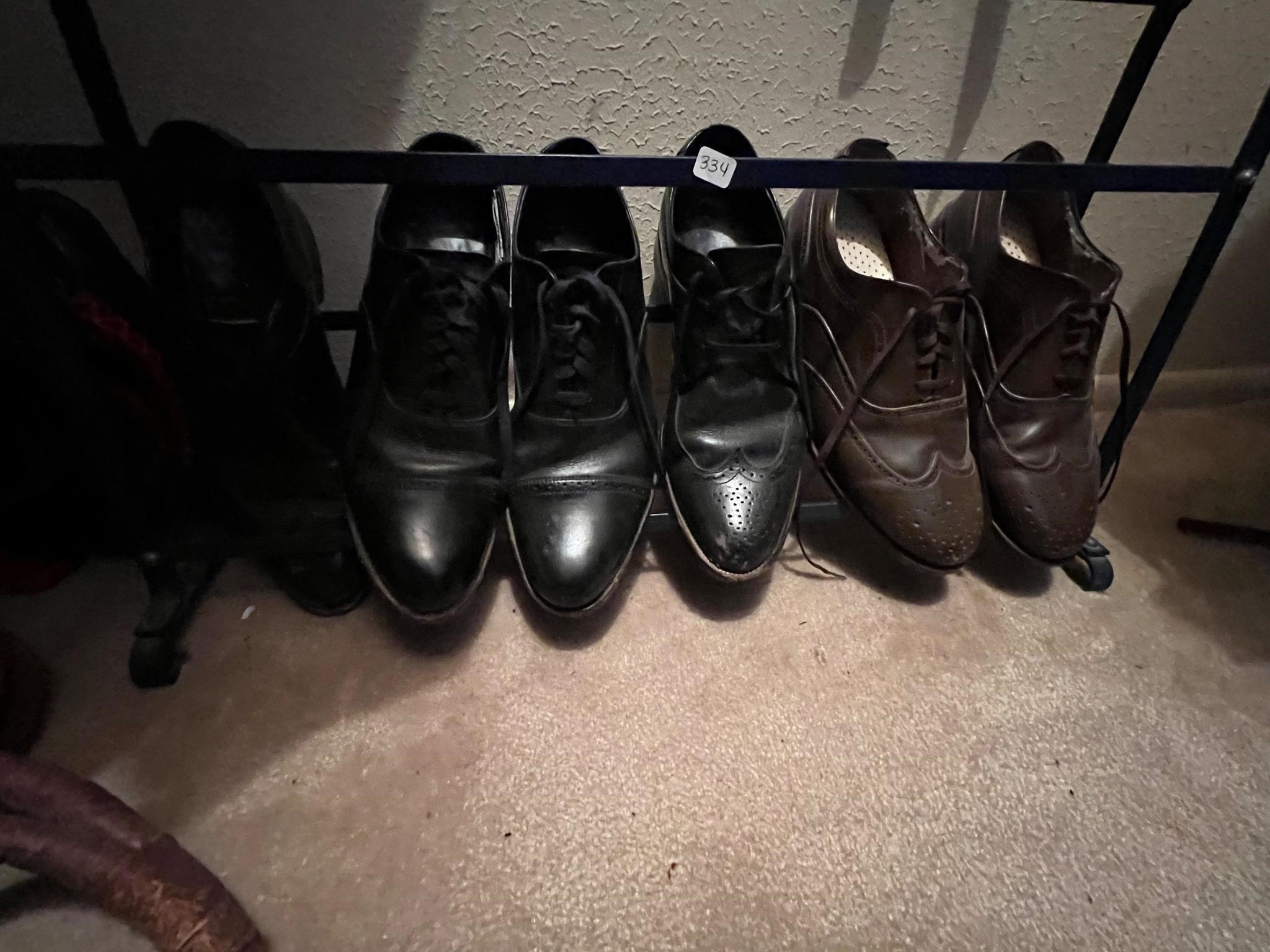 3 PAIR MENS DRESS SHOES SZ7