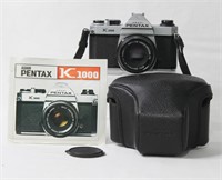 Vintage Pentax Ashai K1000 35mm SLR Camera