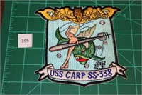 USS Carp SS-338 USAF Military Patch 1960s