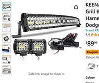 KEENAXIS 32 Inch Curved LED Light Bar