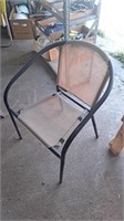 Steel patio chair