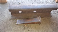14 inch railroad iron, splitting wedge