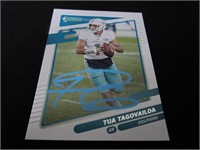 2021 DONRUSS TUA TAGOVAILOA AUTOGRAPH COA