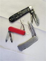 Three Pocket Knives