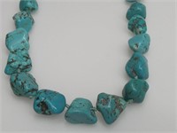 Vtg Natural Turquoise Necklace