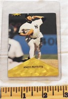 1996 PINNACLE #291 ANDY PETTITTE ERROR CARD