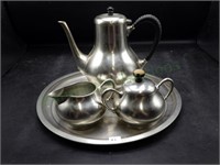 Metawa Holland Pewter Coffee/Tea Set