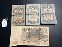 1909 & 1910 Russian Rubles
