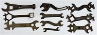 10pc Primitive Tractor Wrenches