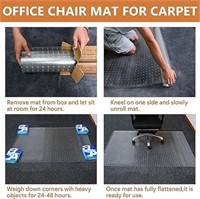 Office Chair Mat For Low Pile Carpeted Floors