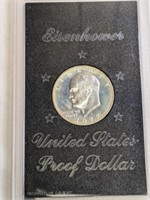 1972 Eisenhower Proof Silver Dollar