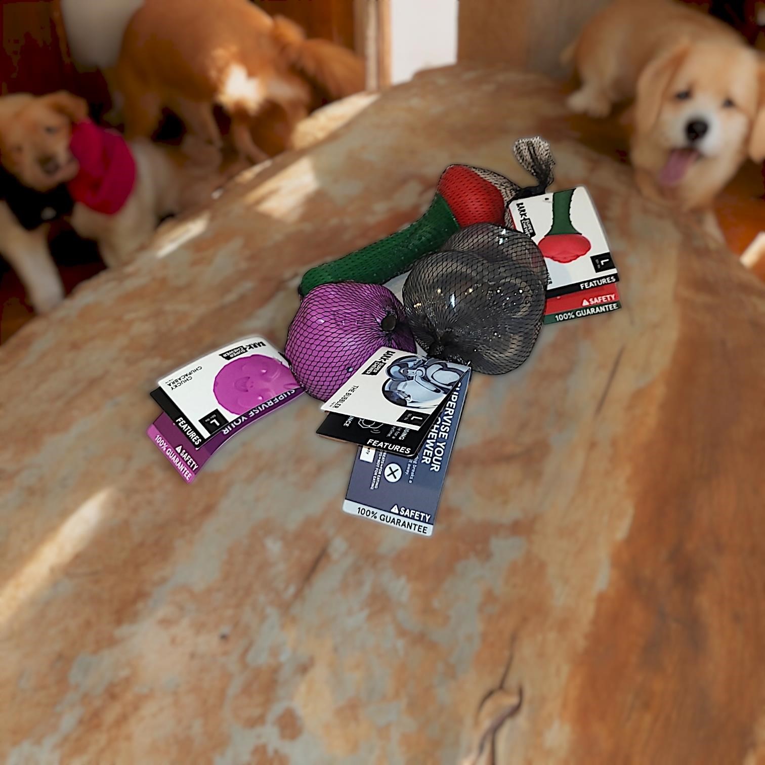 3 NWT Bark Box Super Chewer Dog Toys