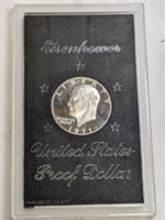 1971 Eisenhower Proof Silver Dollar