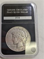 1934s Silver Peace Dollar