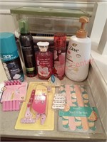 Bath & Body Products, New Razors, Plastic Baskets