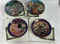 4 - Disney Decorator Plates