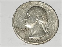 1943 Washington Quarter Silver Coin