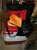 Lot of 5 coolers and bags