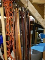 Lot of 26 Leather Belts on a Ring