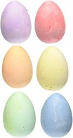 Lot of 2 Egg Chalk Set  Non-Toxic  6pcs Multicolor