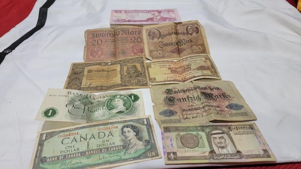 Collection of foreign cash
