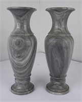 Pair of Marble Vases