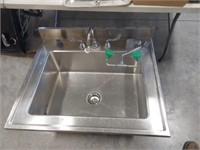 36" x 31" stainless sink
