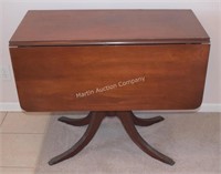 (H) Duncan Phyfe Style Drop Leaf Table