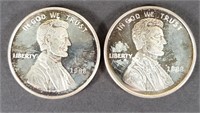 Lincoln Wheat Cent 1 Troy Oz. .999 Silver Coin