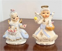 Two Vintage Lefton Angels - Check pics, we think