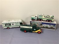 HESS Collectible Toy Trucks and Coin Bank