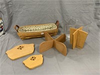 (1) Longaberger Basket and Other Items
