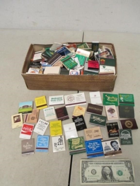 Large Lot of Vintage Matchbooks w/ Advertising